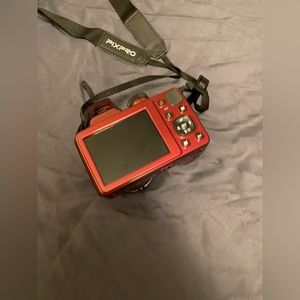 Red and black Kodak PIx pro Az401, fairly new and red for a new home.